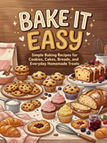 Bake It Easy：Simple Baking Recipes for Cookies, Cakes, Breads, and Everyday Homemade Treats