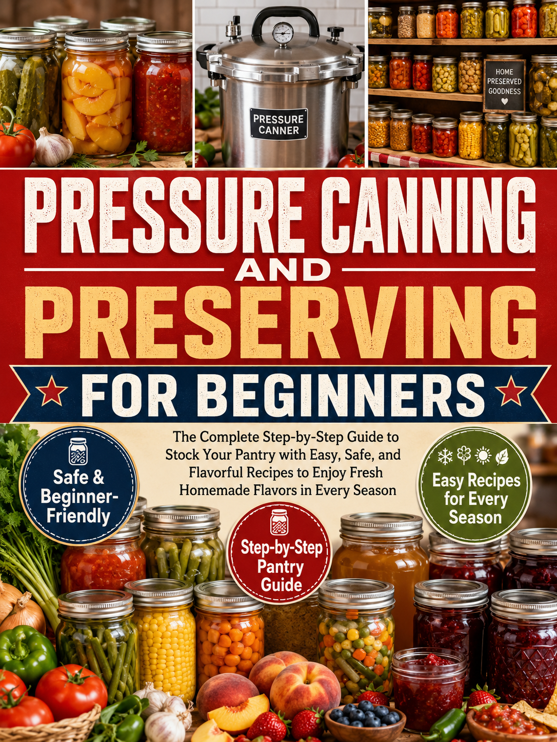 The Complete Step-by-Step Guide to Stock Your Pantry with Easy, Safe, and Flavorful Recipes to Enjoy Fresh Homemade Flavors in Every Season